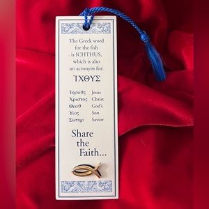 ICHTHUS Pin and bookmark